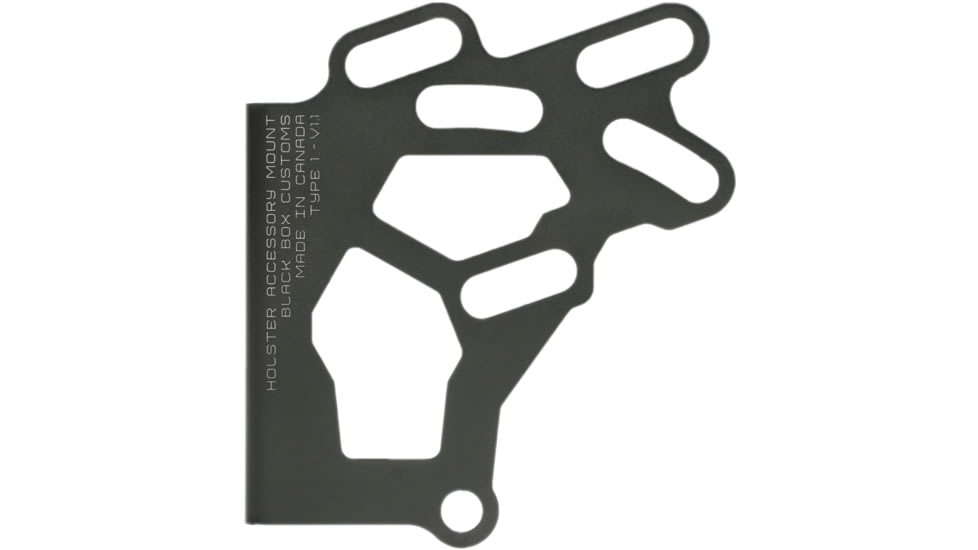 Centrifuge Training Holster Accessory Mount, Left Handed, Black, 2.5in x 1in x 2in, HAM-000