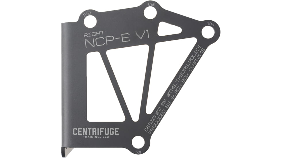 Centrifuge Training NCP-E Negative Cant Plate/TQ Mount, Black, Standard, 42020