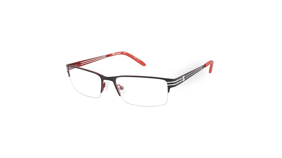 Champion 1013 Bifocal Prescription Eyeglasses - Frame BLACK/RED CU101301