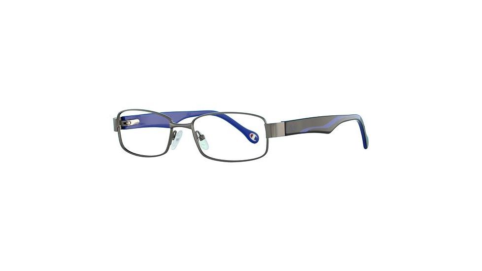 Champion 2003 Progressive Prescription Eyeglasses - Frame GUN/BLUE CU200303