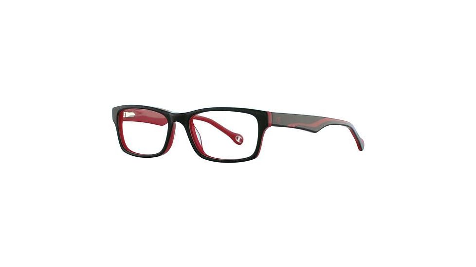 Champion 3004 Bifocal Prescription Eyeglasses - Frame BLACK/RED CU300401