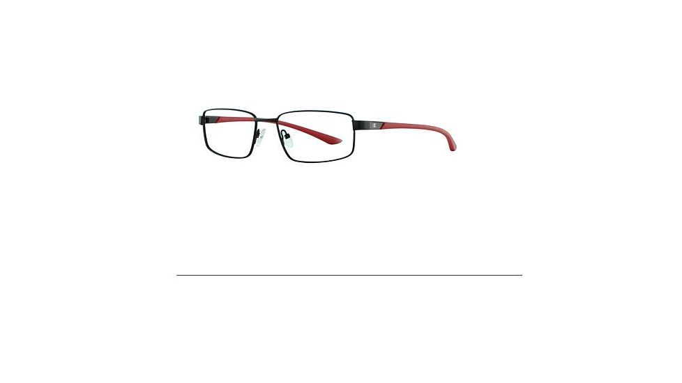 Champion 4006 Bifocal Prescription Eyeglasses - Frame BLACK/RED, Size 59/20mm CU400601