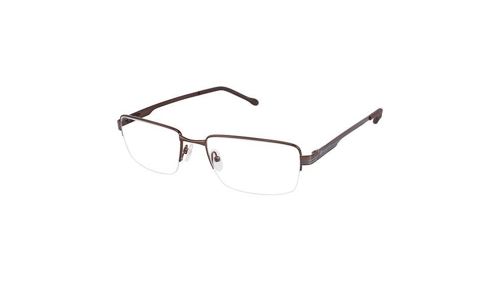 Champion Eyes 4002 Progressive Prescription Eyeglasses - Frame MATTE BROWN, Size 59/20mm CU400201