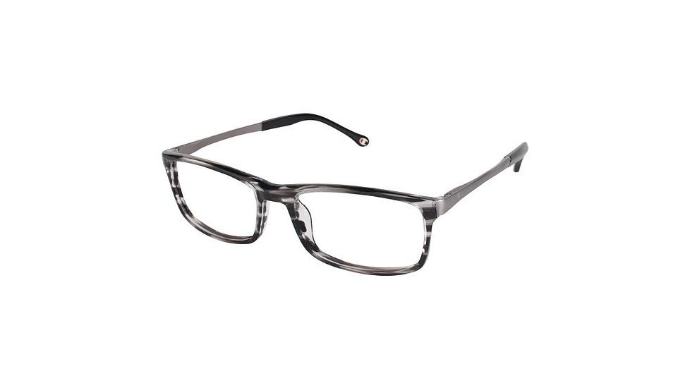 Champion Eyes 4004 Progressive Prescription Eyeglasses - Frame GREY TORT, Size 58/19mm CU400403