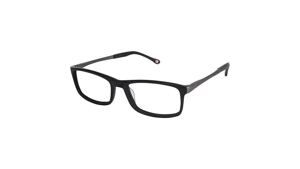 Champion Eyes 4004 Progressive Prescription Eyeglasses - Frame MATTE BLACK, Size 58/19mm CU400401