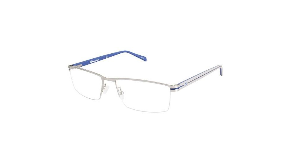 Champion Eyes 4007 Progressive Prescription Eyeglasses - Frame MATTE SILVER, Size 59/18mm CU400702