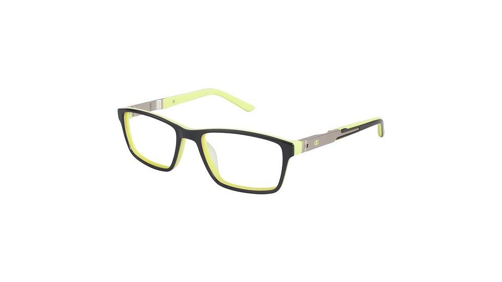 Champion Eyes 7005 Bifocal Prescription Eyeglasses - Frame BLACK/GREEN, Size 49/16mm CU700501