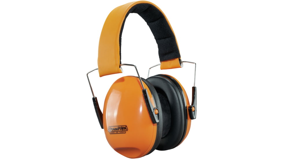 Champion Small Frame Passive Muff, Orange, 40994
