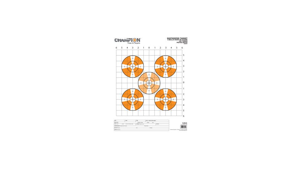 Champion Traps and Targets Sight-in Large, Pack of 12