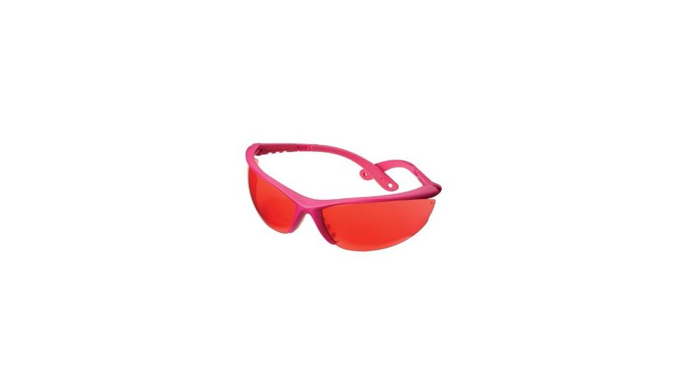 Champion Targets Shooting Glasses w/ Open Pink Frame and Rose Lenses