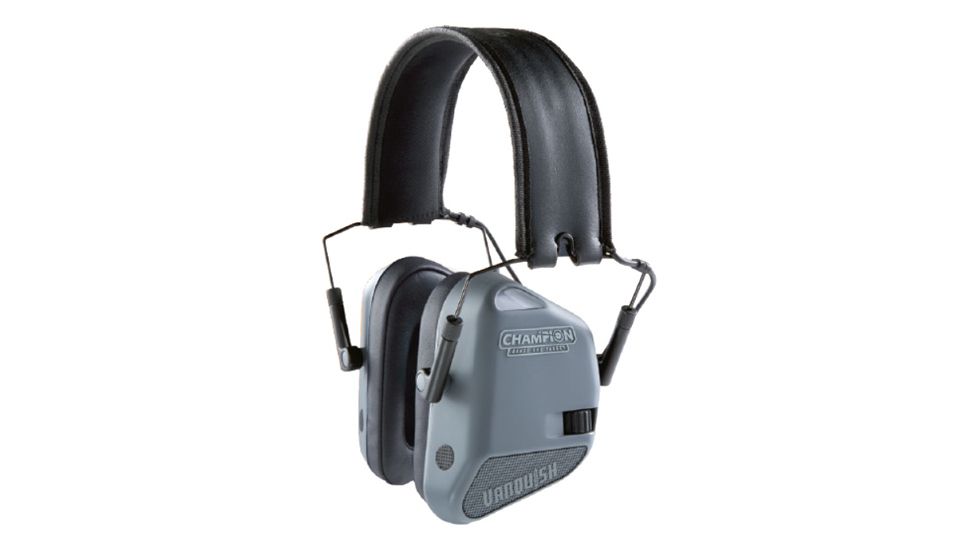 Champion Traps And Targets Champion Electronic Nonoslim Ear Muffs 22db Grey