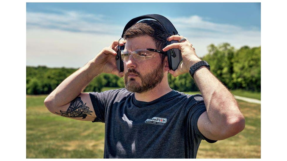 Champion Vanquish Passive Ear Muffs, Grey, 41000