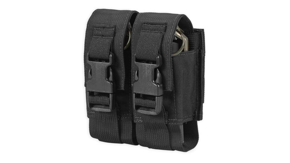 Chase Tactical Double Flashbang Pouch, Black, CT-25FBP2-BK