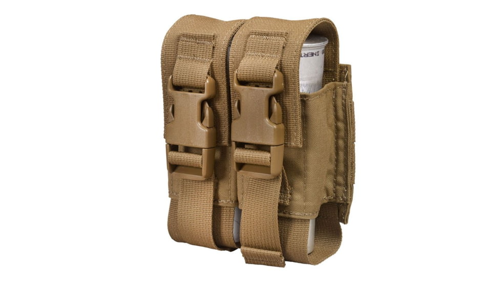Chase Tactical Double Flashbang Pouch, Coyote, CT-25FBP2-CT