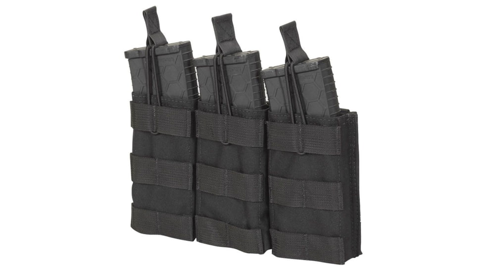 Chase Tactical Triple 5.56 Mag Pouch, Black, One Size, CT-20556MP3-BK