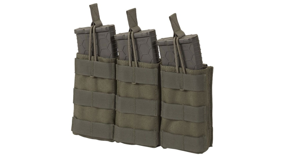 Chase Tactical Triple 5.56 Mag Pouch, Ranger Green, One Size, CT-20556MP3-RG
