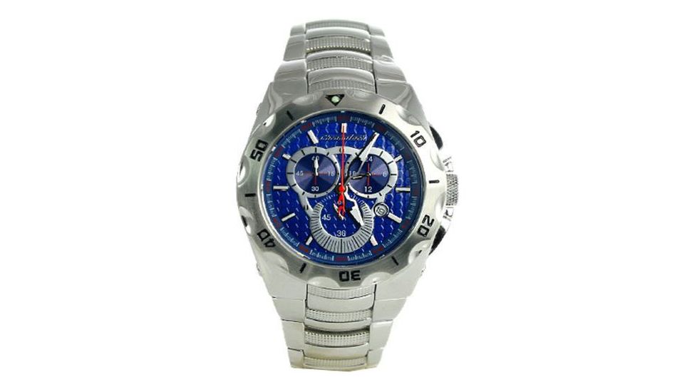 Chronotech Active 7922 Men's Watch - Stainless Steel Band, Blue Face Ct.7922m/03m