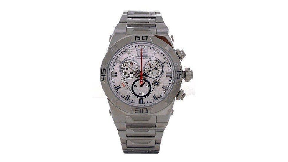 Chronotech Active 7924 Men's Watch - Stainless Steel Band, White Face Ct.7924m/01m