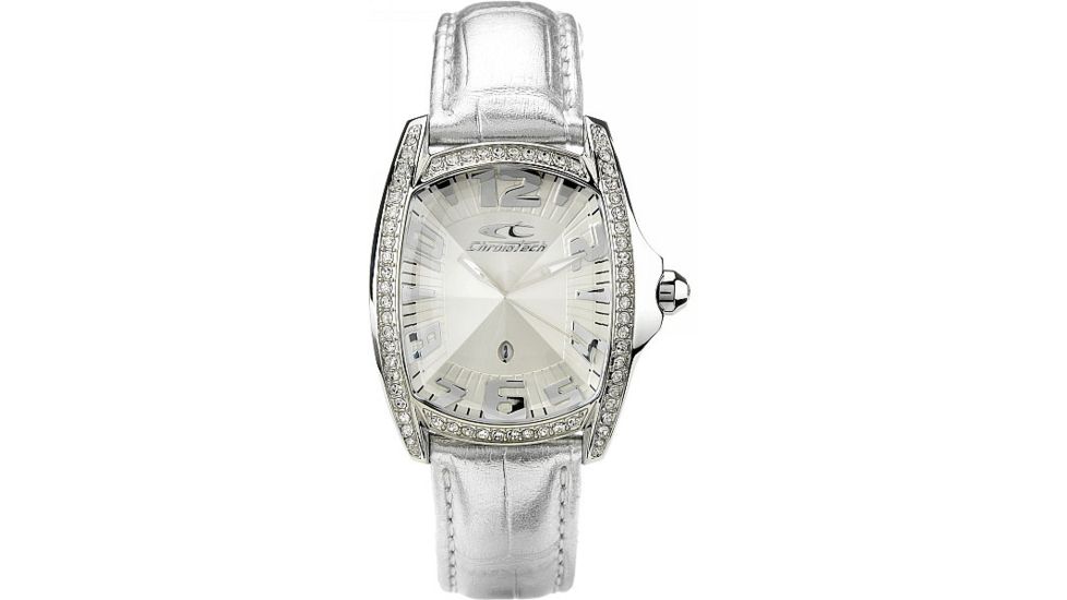 Chronotech Reloaded 7988 Ladies Watch - Silver Band, White Face Ct.7988ls/11