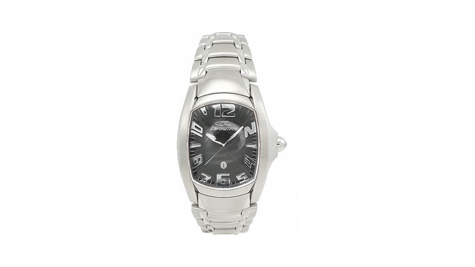 Chronotech Reloaded 7988 Men's Watch - Stainless Steel Band, Gray Face Ct.7988m/02m