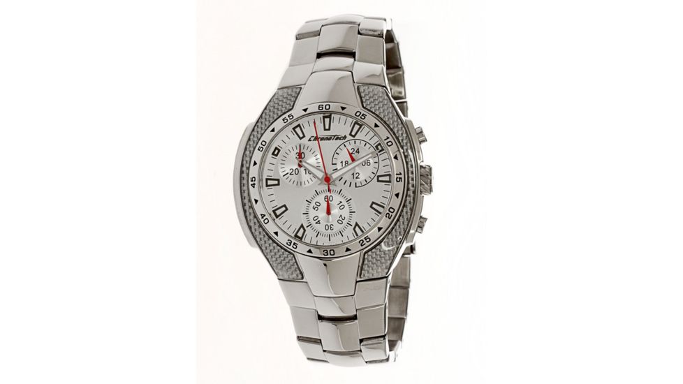 Chronotech Active 7060  Watch - Stainless Steel Band, Gray Face Ct.7060m/06m