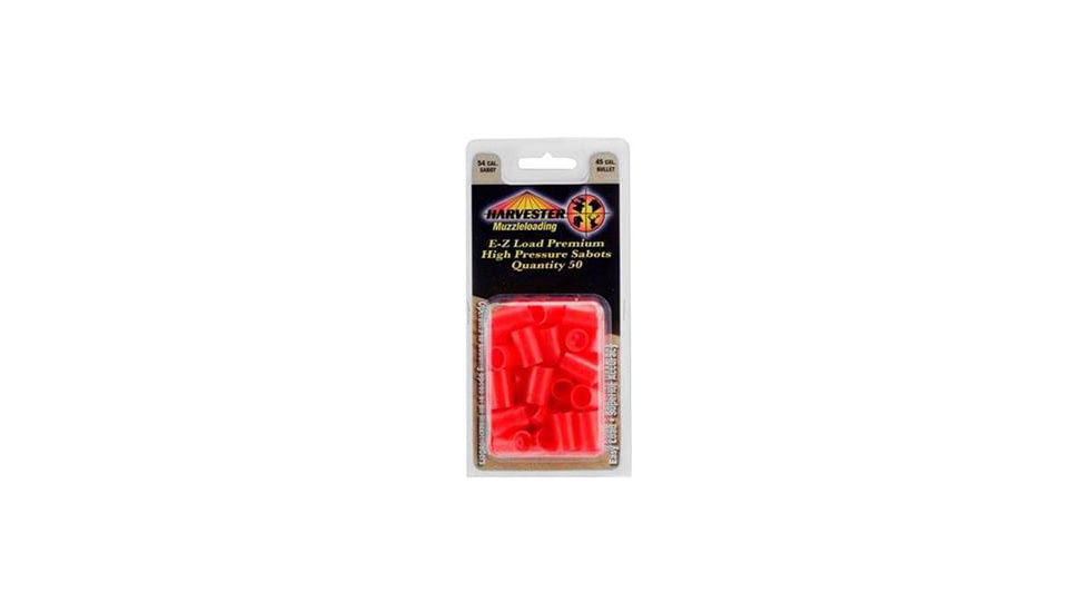 Claybuster Harvester Muzzleloading Premium High Pressure Sabots 54 Cal. Sabot for 45 Cal. Bullets 50/pk, H5445R