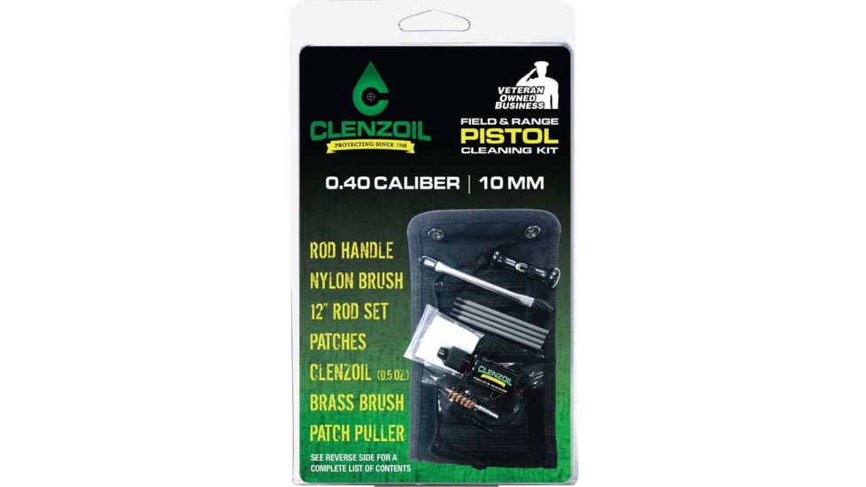 Clenzoil Pistol Kit, 40 Caliber / 10 mm, Black, 2816