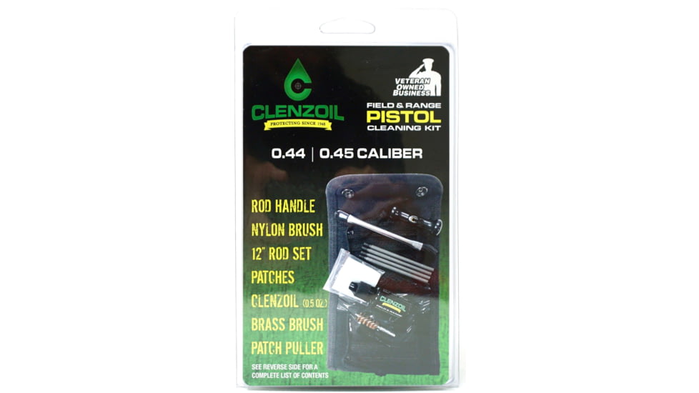 Clenzoil Pistol Kit, 44/45 Caliber, Black, 2960