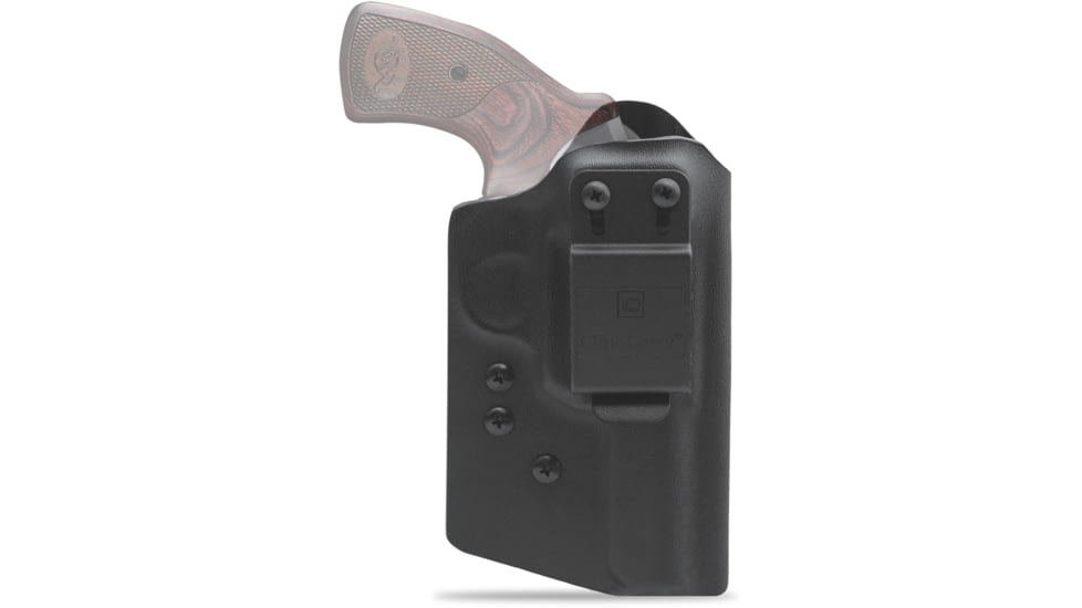 Clip &amp; Carry IWB Kydex Holster for the Kimber K6s 3in, Black, Right-Handed, KIK6-3-BLK-R