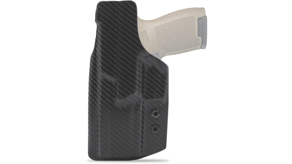 Clip &amp; Carry IWB Kydex Holster for the Sig Sauer P320 Compact, Carbon Fiber Black, Right-Handed, SSP320-C-CF-BLK-R