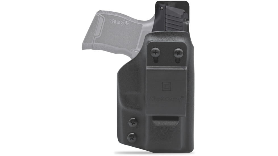 Clip &amp; Carry IWB Kydex Holster for the Sig Sauer P365, Black, Left-Handed, SSP365-BLK-L