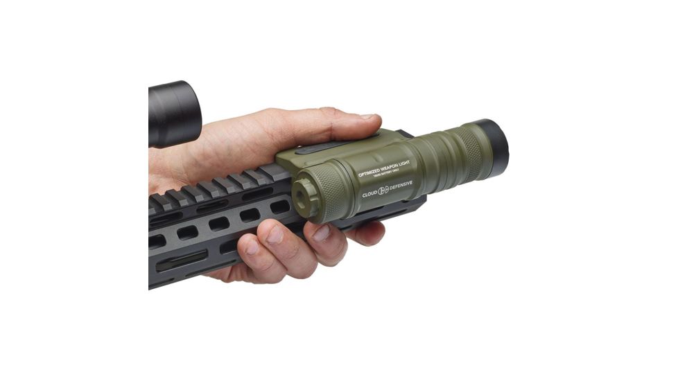 Cloud Defensive Optimized Weapon Light, 18650, 1250 Lumens, Olive Drab Green, OWL-ODG