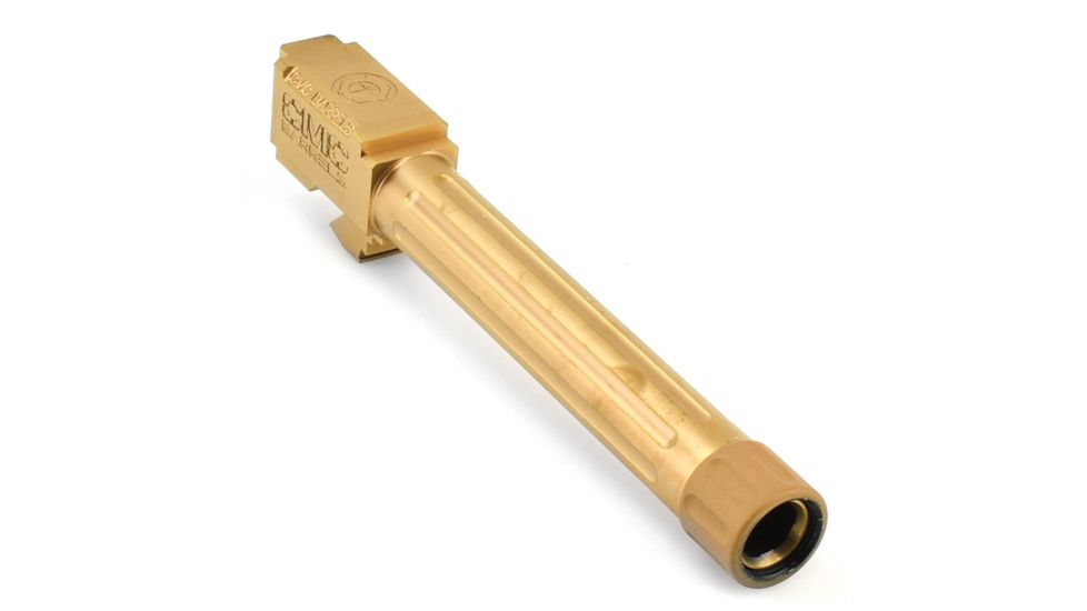 CMC Triggers 75513 Match Precision Fluted Barrel Compatible With Glock 17 Gen 3&amp;