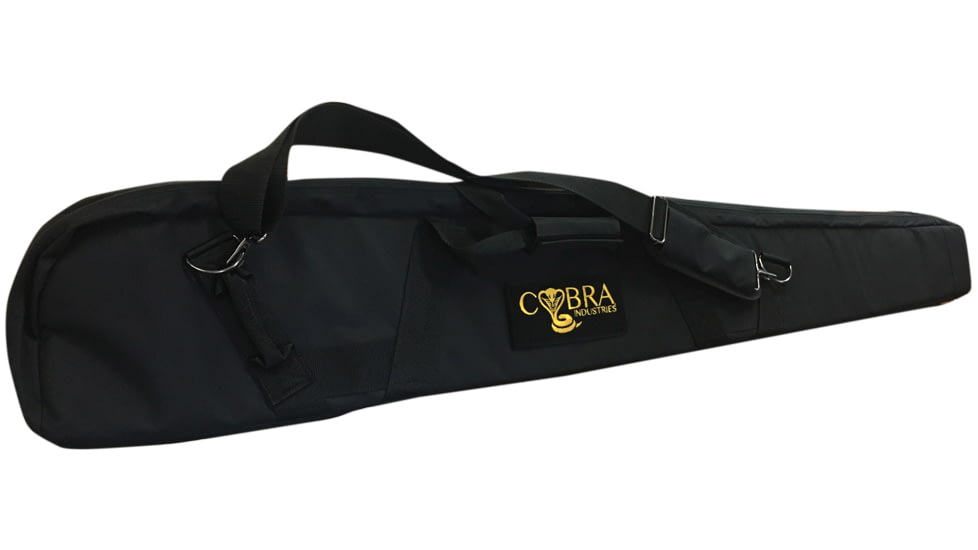 Cobra Industries Two Pocket Double Shotgun Case, Black, 52", CITWOWAY