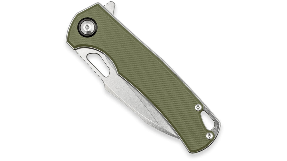 CobraTec Wolverine Liner Lock Drop Serrated Folding Knife, OD Green, 1410187