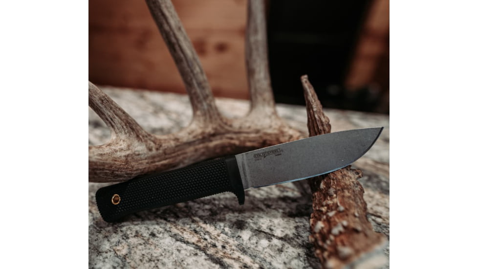 Cold Steel 3V Master Hunter Fixed Blade Knife, 4.5 in, American CPM 3V High Carbon, Kray-Ex Handle, CS-36CB