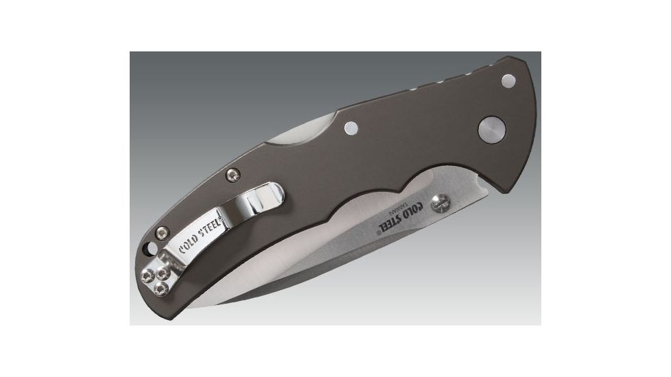 Cold Steel Code 4 Knife, 3.5in Spear Point Smooth Blade, Satin, CS-58PS