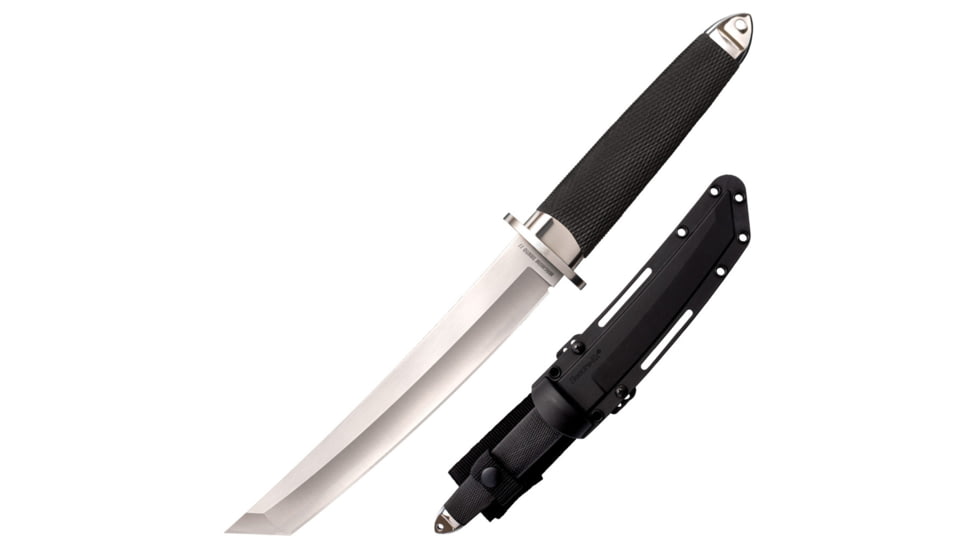 Cold Steel Magnum Tanto II in San Mai 13 1/8in Fixed Blade Knife, Black/Silver, CS-35AC