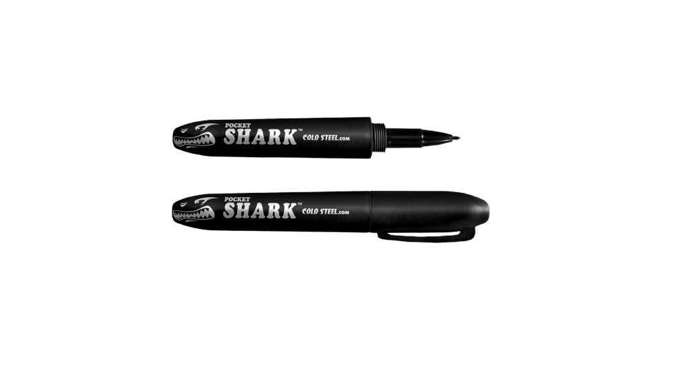 Cold Steel Pocket Shark Felt Tip Pen, Black, CS-91SPB