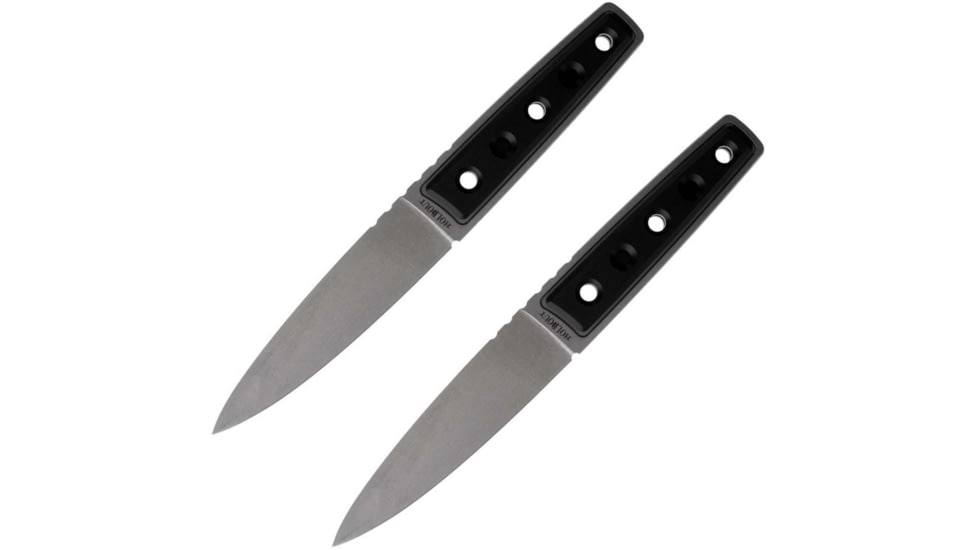Cold Steel Stickman Holdout Throwing Knife, 5.8in Stainless Steel Full Tang Blade, Black Handle, 1408924