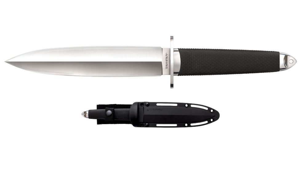 Cold Steel TAI Pan in San 13in Mai Fixed Blade Knife, Black/Silver, CS-35AA