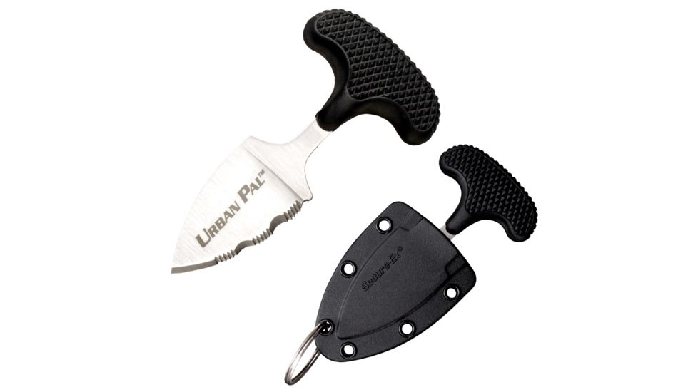 Cold Steel Urban Pal, Kraton Handle, Serrated, Secure-Ex Sheath, CS-43LS