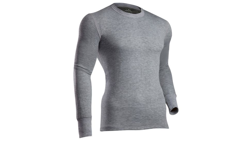 Coldpruf Platinum II Crew Long Sleeve Shirt, Black, Large, 75ABKLG