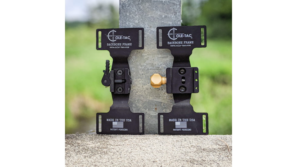 Cole-Tac Backbone Frame Picatinny, Black, BF1002