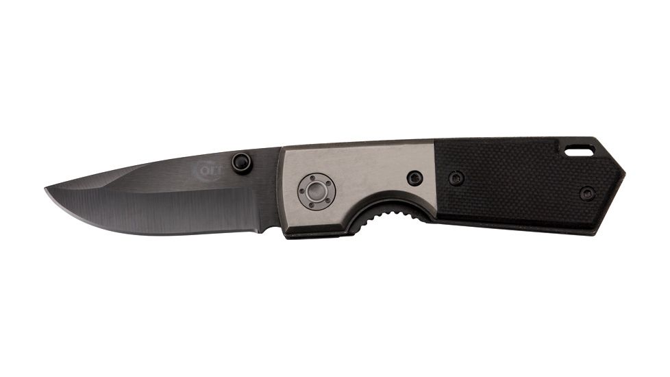 Colt Ceramic Linerlock Folding Knife, 2in, Ceramic Drop Point, Black G10 Handle CT439