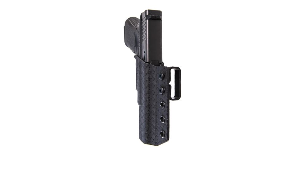 Comp-Tac Basket Weave Warrior OWB Kydex Holster, Glock 17 Gen 5, Right Hand, Black, C847GL044R00N