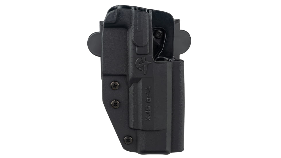 USED Comp-Tac International Outside The Waistband Holster, Canik TP9SFx, Right Hand, Black Kydex, Black, C241CA018RBKN, EDEMO1, Condition Parts Only/Salvage, Defective