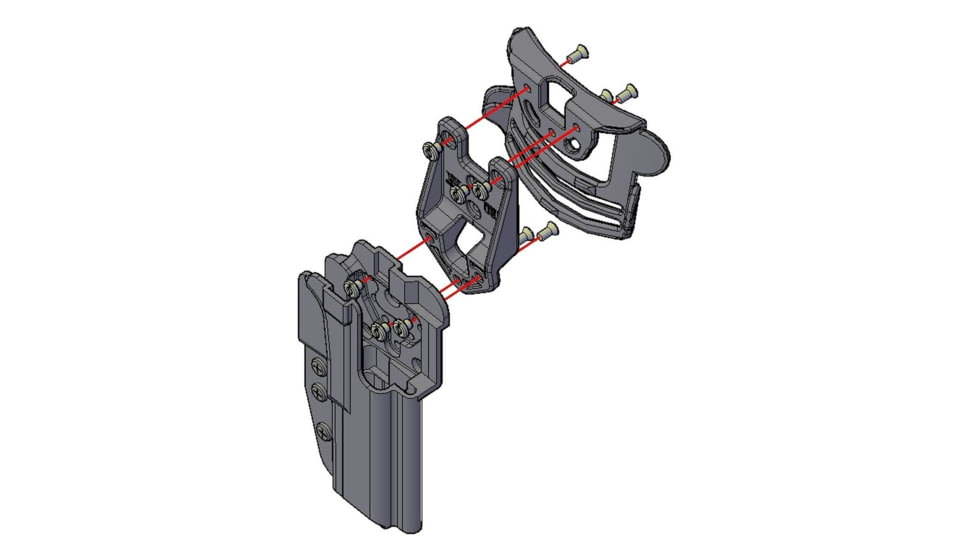 Comp-Tac International OWB Holster, Canik TP9SFx, Left, Black, C241CA018LBKN