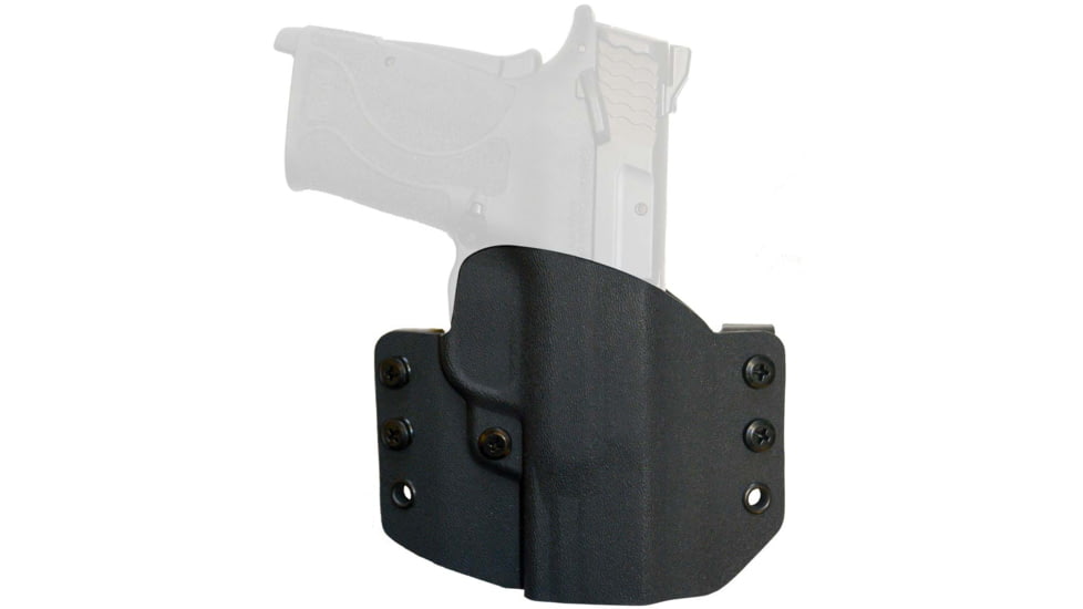 USED Comp-Tac OWB Concealed Kydex Warrior Holster, Smith &amp; Wesson M&amp;P 9 Shield/Smith &amp; Wesson M&amp;P 40 Shield, Right Hand, Black Kydex, C708SW149RBKN, EDEMO1, Condition Fair, Other