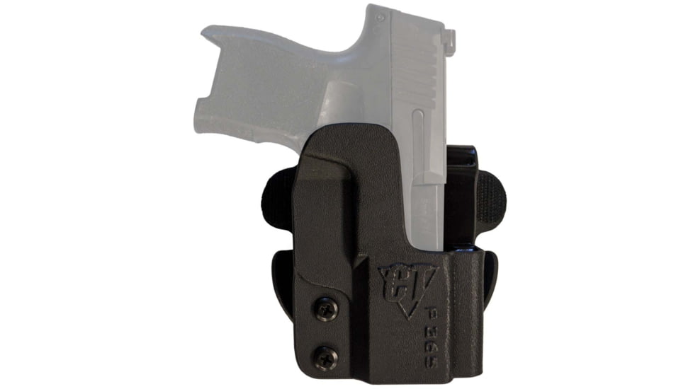 Comp-Tac Paddle OWB Hip Competition Holster, Glock 17/22/31 + TLR 7, Speed Cant, Left Hand, Black, C212GL246LBKS